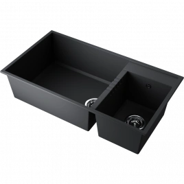 Мойка Tedori 85-2-U-BL Tetogranit/черный