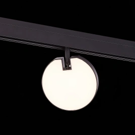 ST359.436.15 Магнитный трековый светильник Черный LED 1*15W 3000K 760Lm Ra>80 120° IP20 L150xW28xH21