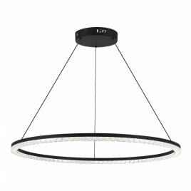 SL1018.413.01 Светильник подвесной ST-Luce черный/прозрачный LED 1*54W 4000K