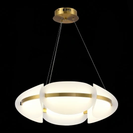SL1304.203.45 Люстра подвесная ST-Luce Золотистый/Белый LED 1*45W 3000K