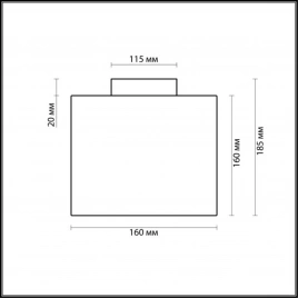 2407/1C DROPS ODL13 702 никель Потолочный светильник E27 60W 220V CROSS