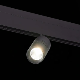 ST365.436.07 Магнитный трековый светильник Черный LED 1*7W 3000K 595Lm Ra>90 36° IP20 L-xW44xH90 48V
