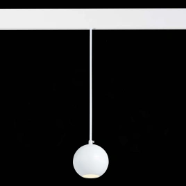 ST354.533.12 Магнитный трековый светильник подвесной Белый LED 1*12W 3000K 750Lm Ra>80 36° IP20 D100