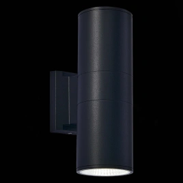 SL074.401.02 Светильник уличный настенный ST-Luce Черный/Черный LED 2*8W 4000K
