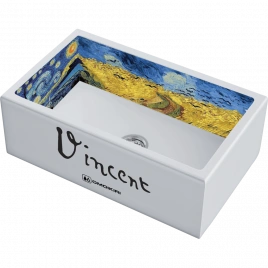 Мойка Mikura 76-Vangogh Natceramic/белый