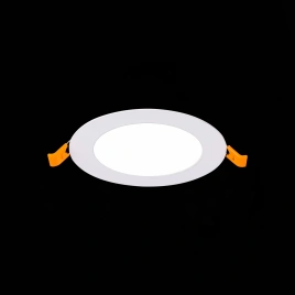 ST209.538.06 Св-к встр. Белый LED 1*6W 3000K 330Lm Ra80 110° IP20 D120xH8 90-265V