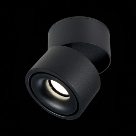 ST652.442.12 Светильник потолочный Черный LED 1*12W 4000K 1 000Lm Ra>90 36° IP20 D100xH105 170-240V