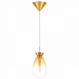805113 Люстра COLORE LED 1х4W LM ЗОЛОТО/ЯНТАРЬ 3000K