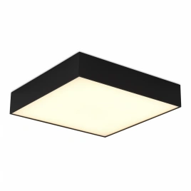 ST608.432.48 Светильник потолочный Черный LED 1*48W 3000K 4 320Lm Ra>90 120° IP20 L400xW400xH55 180-