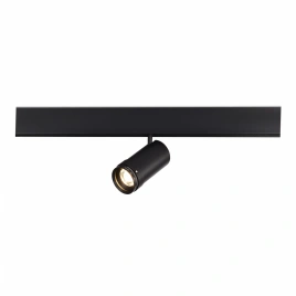 ST357.436.12 Магнитный трековый светильник ZOOM Черный LED 1*12W 3000K Lm Ra90 10-55° IP20 D50xH160