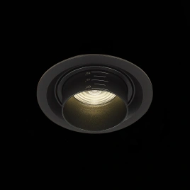ST701.448.12 Св-к встр. Zoom Черный LED 1*12W 4000K 960Lm Ra90 15°-60° IP20 D115xH95 170-240V