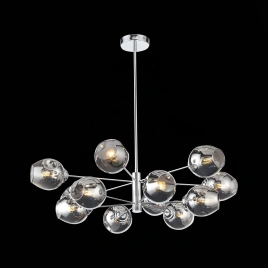 SL1500.103.12 Светильник потолочный ST-Luce Хром/Дымчатый E14 12*40W