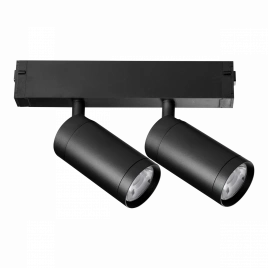 205507 Светильник д/1-фазн трека TETA  APP LED 2х9W 1560LM COB 24G ЧЕРНЫЙ PRO 3000-6000K DIM 
