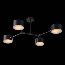 SLE183402-04 Светильник потолочный Черный/Черный E14 4*60W