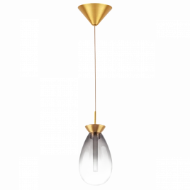 805118 Люстра COLORE LED 1х4W LM ЗОЛОТО/ДЫМЧАТЫЙ 3000K