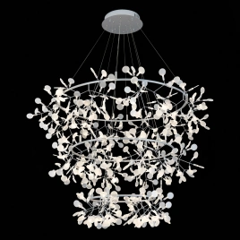 SL379.103.486 Люстра подвесная ST-Luce Серебристый/Белый LED 486*0,5W 3500K