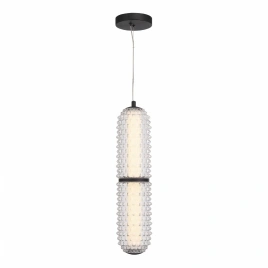 SL6144.403.01 Светильник подвесной ST-Luce черный/прозрачный LED 1*22W 4000K