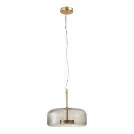SL1053.243.01 Светильник подвесной ST-Luce Золотистый/Дымчатый LED 1*9W 3000K