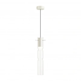 5059/5LB PENDANT ODL24 459 белый/прозрачный/металл/стекло Подвес LED 5W 3000K SCROW