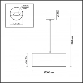 3745/3 MODERNI LN19 126 никель/белый, металл/текстиль Подвес E27 3*60W 220V NIKKI