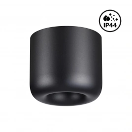 359440 OVER NT24 320 черный Светильник накладной влагозащищённый IP44 LED 10W 220-240V 3000K 650Лм L