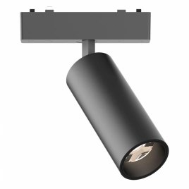 ST677.436.09 Магнитный трековый светильник Черный LED 1*9W 3000K 540Lm Ra>90 IP20 D44xH110 48V
