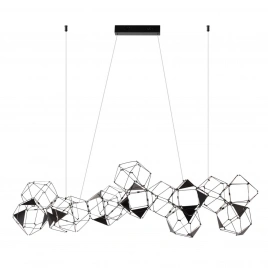 5087/64L L-VISION ODL25 505 черный хром/металл Люстра LED 64W 4000K 3800Лм TRELLIS