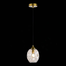 SL1188.303.01 Подвес ST-Luce Латунь/Коньячный E14 1*40W