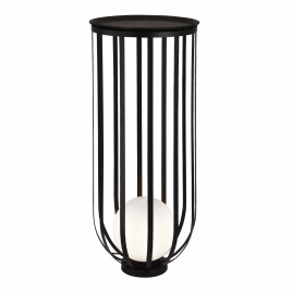 utsenka-SL6129.405.01 Светильник напольный ST-Luce Черный/Белый E27 1*60W