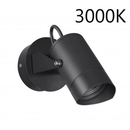 6647/10WL3 NATURE ODL25 725 черный/металл Настенный светильник IP54 LED 10W 3000K 38° AC85-265V STIM
