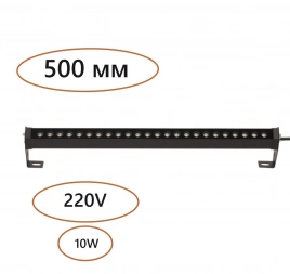 7040/10WL NATURE ODL25 721 черный/металл Фасадный поворотный на 180° светильник IP65 LED 10W 3000K 2