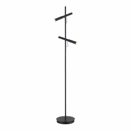 SL6210.405.02 Светильник напольный ST-Luce Черный/Черный, Золотистый LED 2*3W 3000K