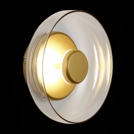 SL6002.201.01 Светильник настенный ST-Luce Золотистый/Янтарный LED 1*7W 4000K