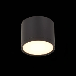 ST113.432.09 Светильник потолочный Черный LED 1*9W 3000K 702Lm Ra>90 120° IP20 D88xH75 170-240V