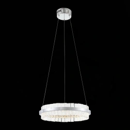 SL383.103.01 Светильник подвесной ST-Luce Хром/Хром, Прозрачный LED 1*34W 3000K