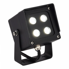 SL9520.405.01 Светильник уличный наземный ST-Luce черный/черный LED 1*9W 3000K/4000K/6500K