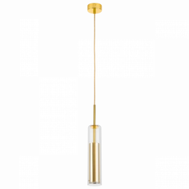 756012 Люстра CILINO 1х40W GU10 GOLD