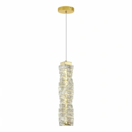 SL6010.203.15 Подвес ST-Luce Золотистый/Прозрачный LED 1*15W