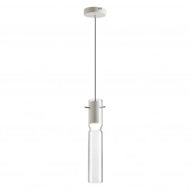 5058/5LB PENDANT ODL24 459 белый/прозрачный/металл/стекло Подвес LED 5W 3000K SCROW