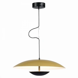 utsenka-SL6502.203.01 Светильник подвесной ST-Luce Золотистый,Черный/Золотистый LED 1*35W 3000K