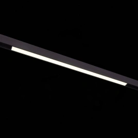 ST360.436.20 Магнитный трековый светильник Черный LED 1*20W 3000K 1 300Lm Ra>90 120 IP20 L606xW22xH4