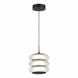 SL6239.403.03 Светильник подвесной ST-Luce черный/прозрачный LED 1*16W 3000K