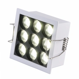 ST763.532.10 Св-к встр. белый LED 1*10W 3000K 950Lm Ra95 36° IP20 L71xW71xH36 170-240V