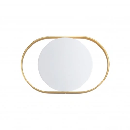 4246/7WW HIGHTECH ODL21 187 бел/золотист/металл Настенный светильник IP20 LED 7W 560Лм 3000K MONDY