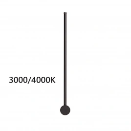 4335/12WLP HIGHTECH ODL22 299 чёрный Настенный светильник IP20 LED 12W 525Лм3000K/4000K (перекл. ч/з