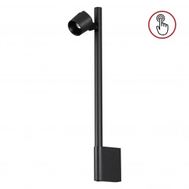 359313 OVER NT24 290 черный Светильник настенный диммируемый (выключатель) IP20 LED 7W+7W 4000K 220-