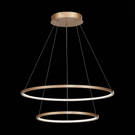 ST603.243.56 Светильник подвесной ST-Luce Золотистый/Белый LED 1*56W 4000K