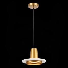 SL1212.203.01 Подвес ST-Luce Латунь/Латунь, Белый LED 1*12W 3000K
