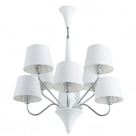 Люстра на штанге Arte Lamp GRACIA A1528LM-8WH