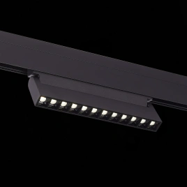 ST364.446.12 Магнитный трековый светильник Черный LED 1*12W 4000K 1 009Lm Ra>90 36° IP20 L219xW22xH1